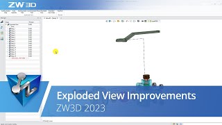 Exploded View Improvements | ZW3D 2023 Official