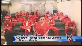 Substitute teacher facing new charges