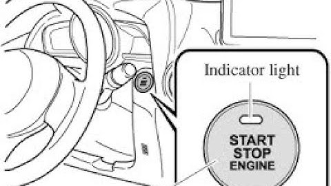 Push Button Start Positions  Mazda CX3 2020