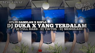 DJ DUKA X YANG TERDALAM || DJ FULL BASS || DJ TIKTOK || DJ MENGKANE โขEndhyFvnky