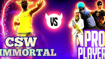 INDIAN SERVER UNBEATABLE PLAYER CSW IMMORTAL 1 VS 4 MONATAGE@NonstopGaming_ @Nonstopff