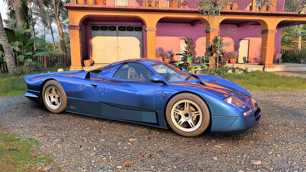 Forza Horizon 5 . Nissan R390 (GT1) 1998 . Car Show Speed Jump Crash ...