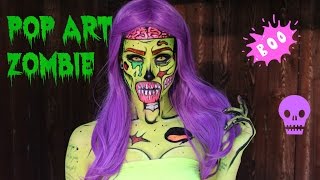 Pop Art Zombie | Halloween Makeup Tutorial