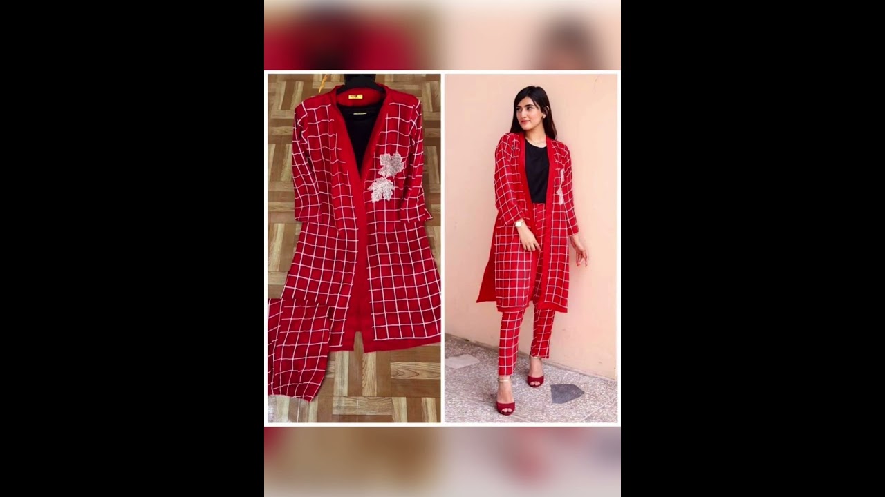 Check kurti design idea long kurti 