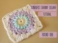 CROCHET: Sunburst granny square tutorial: ROUND ONE | Bella Coco