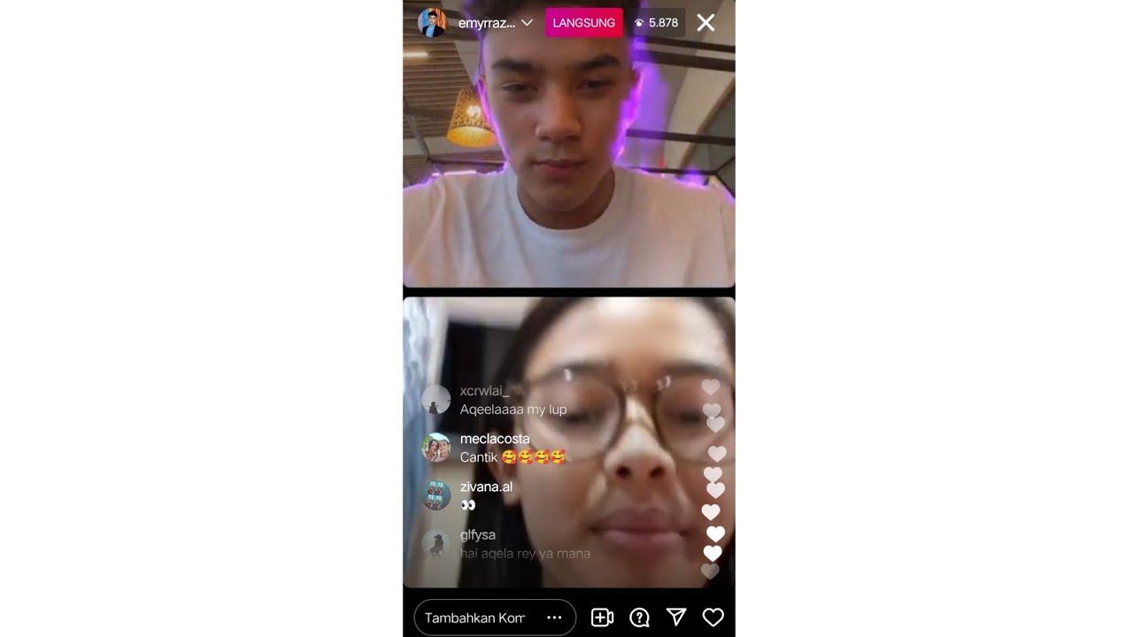 🔴 LIVE INSTAGRAM EMYR RAZAN BERSAMA AQEELA CALISTA 23 DESEMBER 2021
