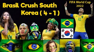 Brasil Fans Cheering at 974 Stadium - Brasil/ Korea Republic #fifa2022 #qatar #worldcup2022 #capcut