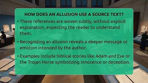 How Does An Allusion Use A Source Text? - The Prose Path