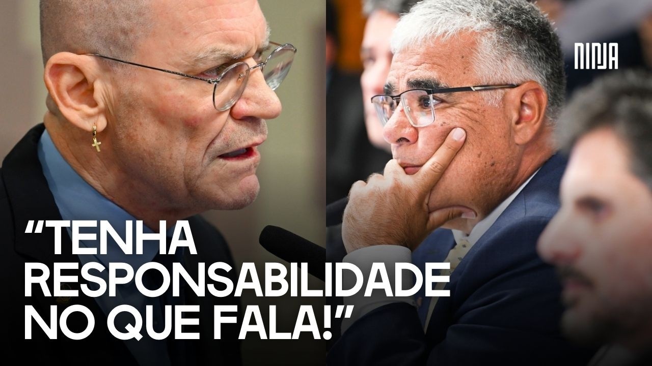 💥Eduardo Girão tenta intimidar e Fabiano Contarato reage na hora💥