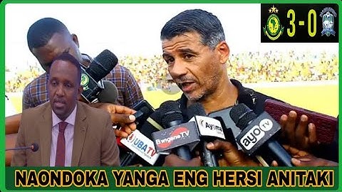 KOCHA MILOUD HAMDI ATIMAE ATANGAZA RASMI KUONDOKA YANGA AMTAJA ENG HERSI
