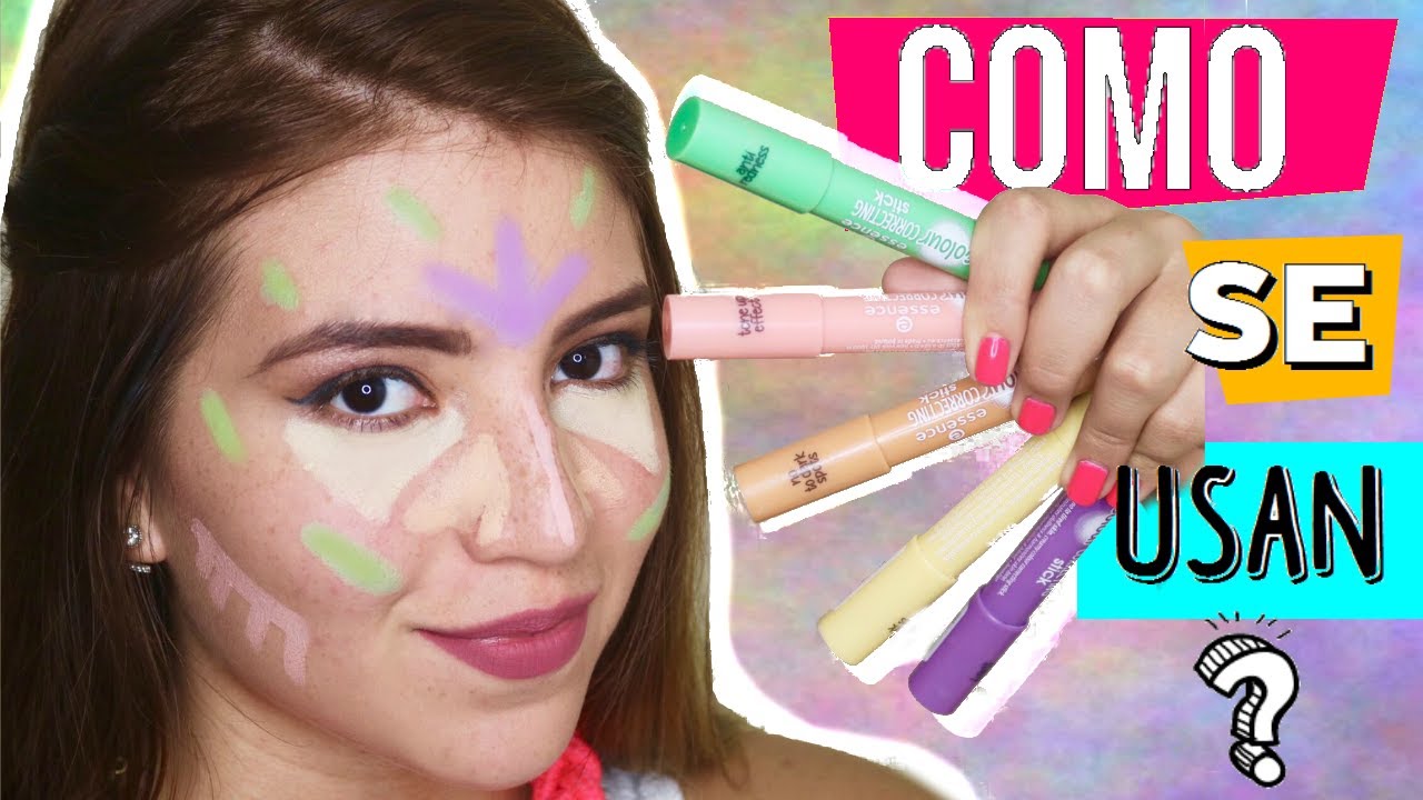PARA QUE SIRVE CADA COLOR de CORRECTORES?😱