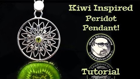 Kiwi Inspired Pendant: A Silversmithing Tutorial
