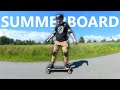 Cruising on the Summerboard Down Winding Trails