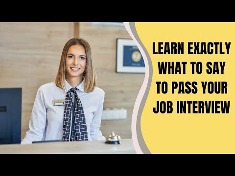 Hotel job interview