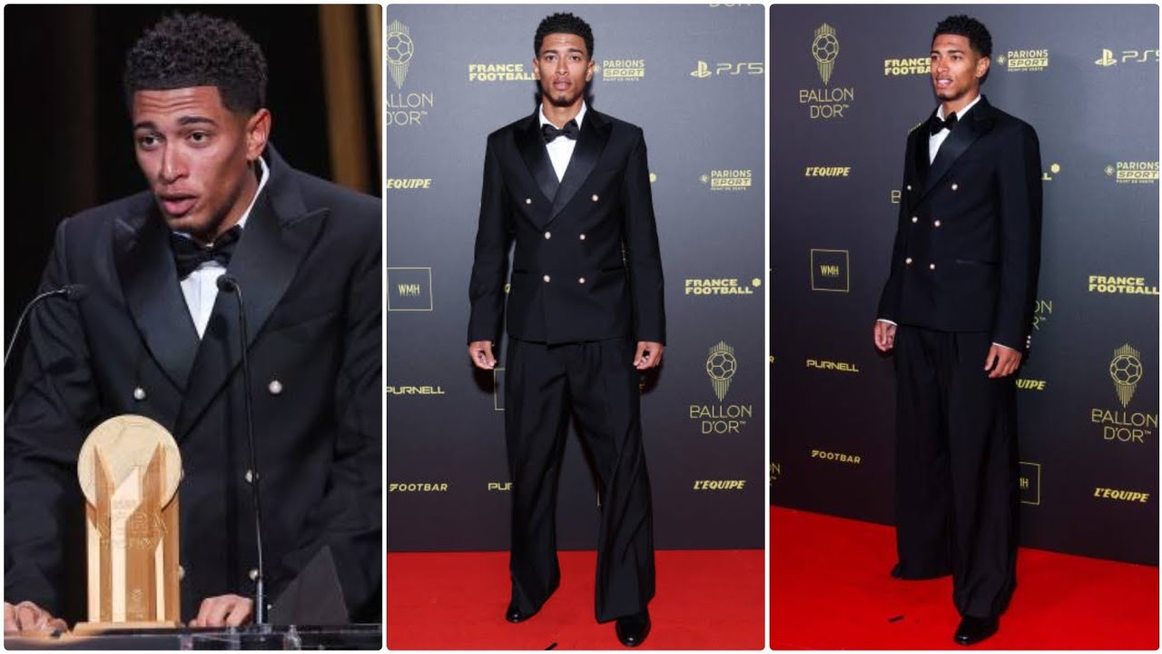 Jude Bellingham suit trousers at Ballon d'Or so big fans think he's