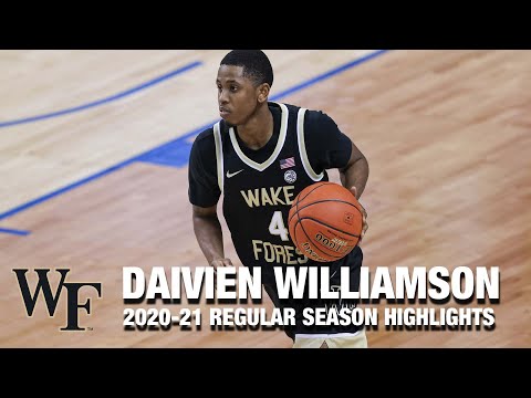 Daivien Williamson 2020-21 Regular Season Highlights | Wake Forest Guard