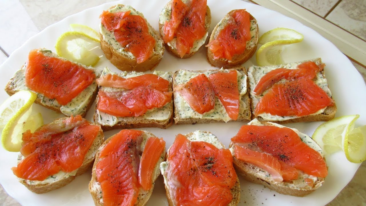 Бутерброд, да не тот. Бутерброды с красной рыбой. ВКУСНОТА!
