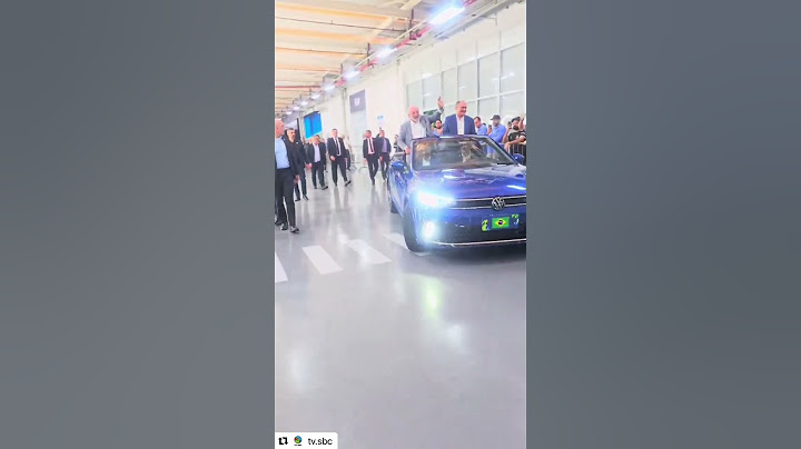 VOLKSWAGEN VIRTUS CONVERSÍVEL feito para a visita de Lula e Alckmin à Volkswagen