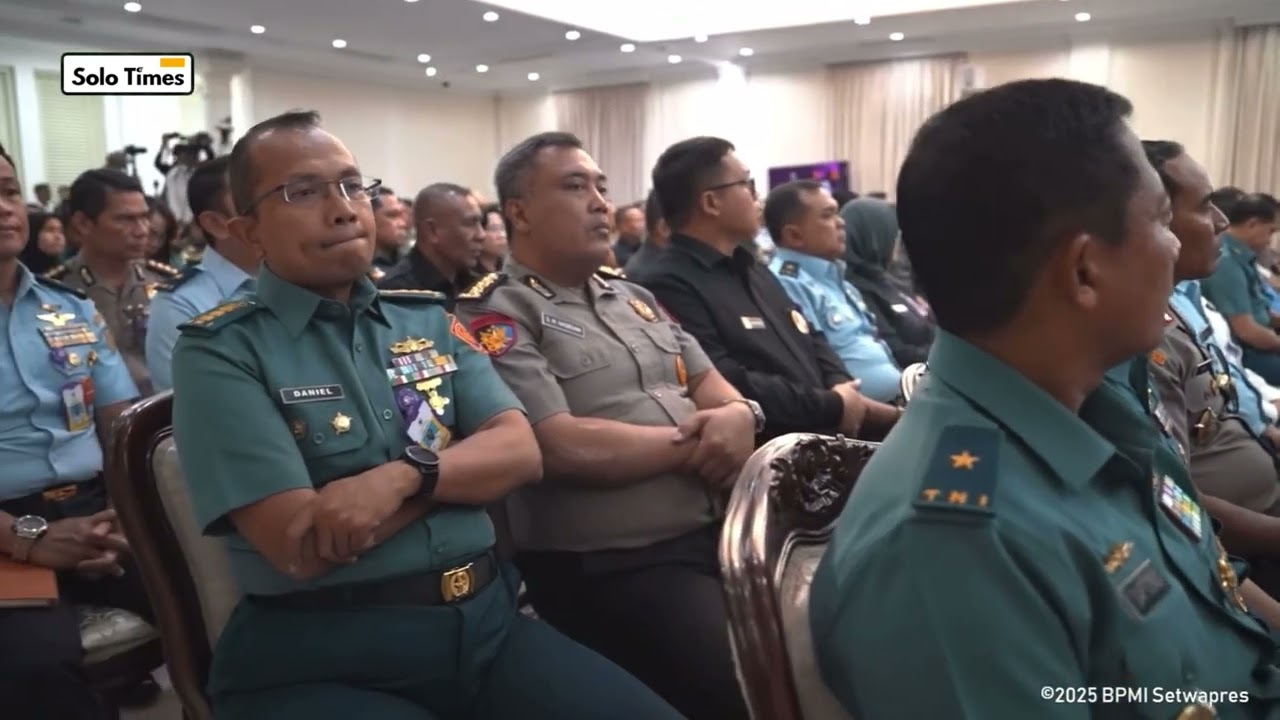 Pidato Wapres Gibran Dihadapan TNI/Polri Peserta P4N Angkatan 68 di Istana Negara