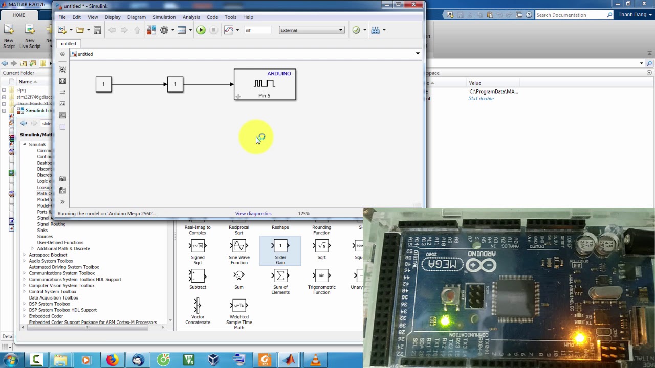 Matlab & Arduino - #07: Điều khiển độ sáng LED trên bo Arduino bằng ...