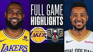 Los Angeles Lakers vs New Orleans Pelicans Full Game Highlights | April 14, 2024.