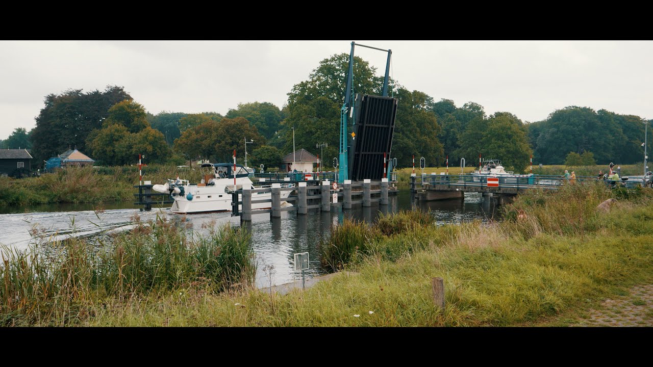 Dutch scene near the river "oude ijssel"