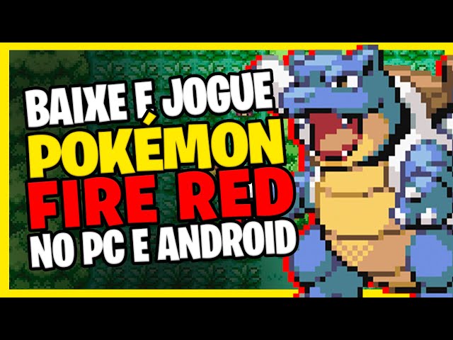 Cöm0 jogär Pokémon FIRE R3D em PTBR no celulär 