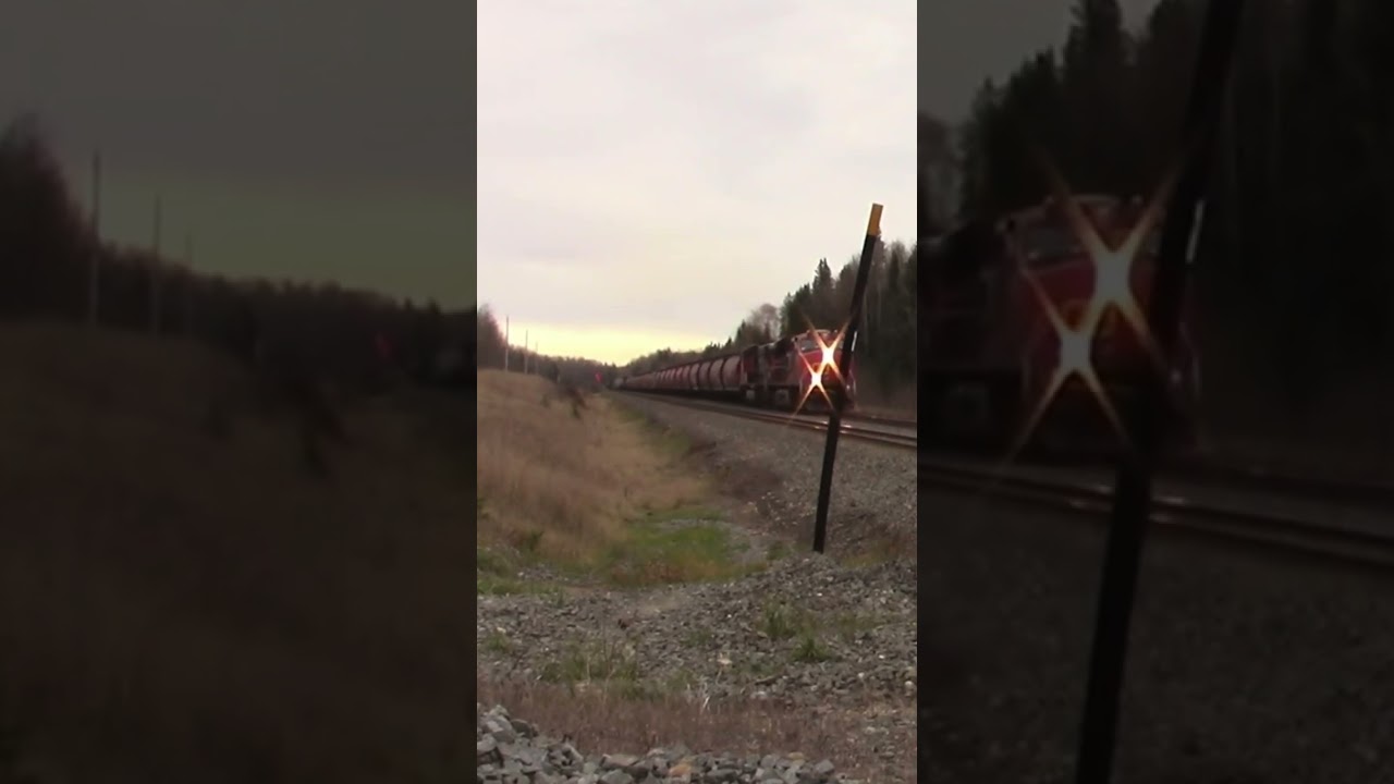 A CN ES44DC with an awesome Narrow Font 1 Piece 1L K5HL and an amazing crew! 