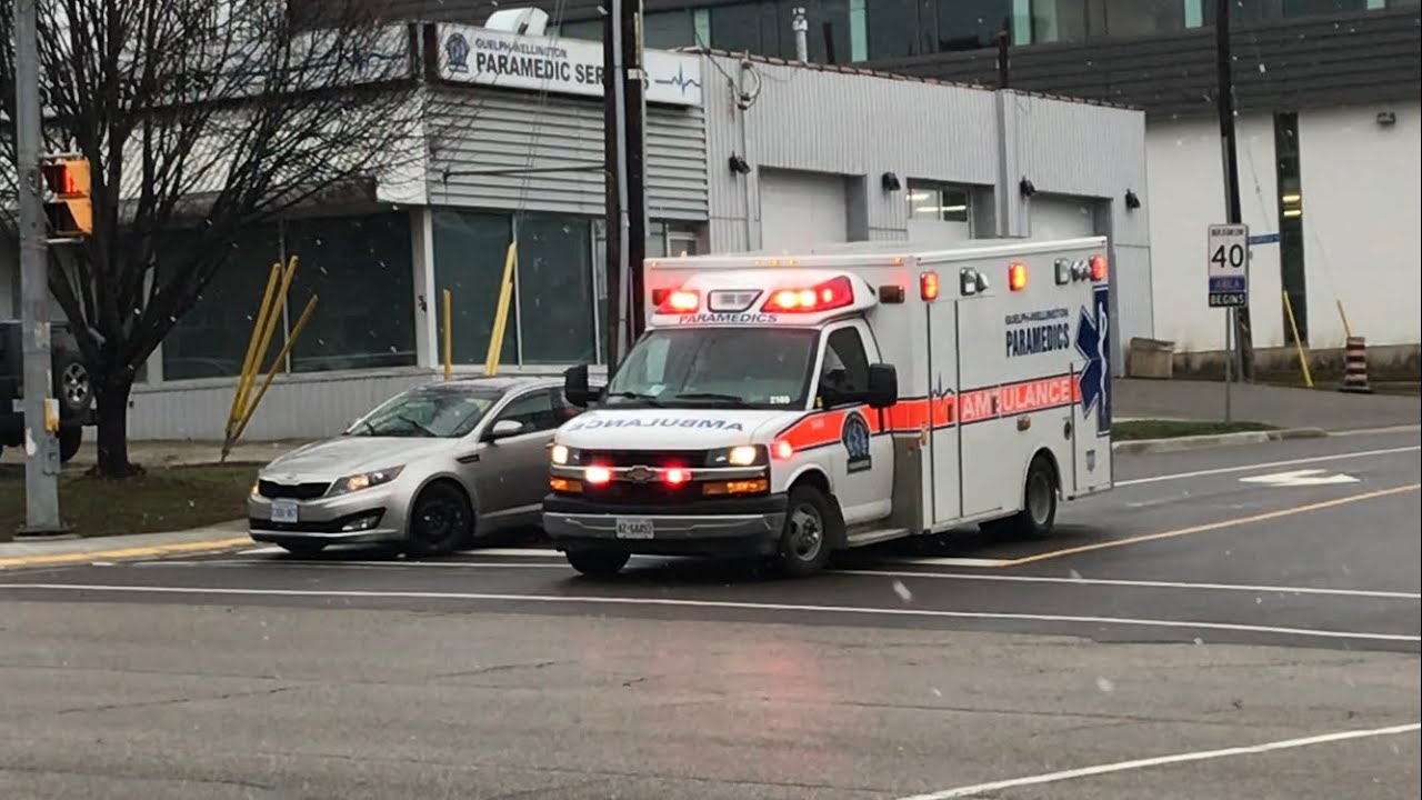 Wellington County EMS (2168) responding YouTube