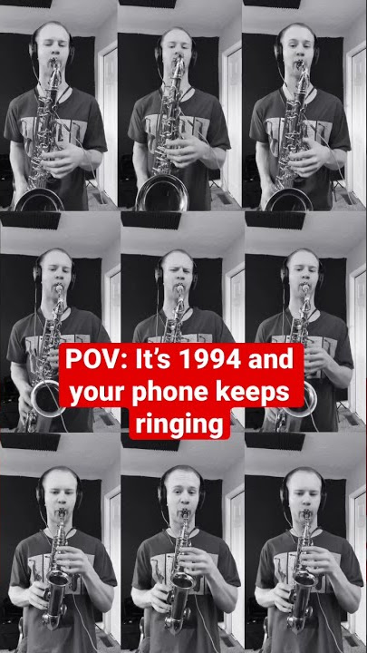 Nokia ringtone but it’s saxophone