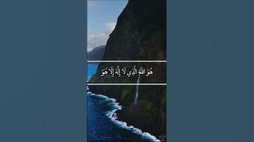 أواخر سورة الحشر (سعود الشريم) #القران_الكريم #quran #saud_shuraim