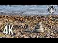 Relaxing sounds of the waves of the sea. 6 hours of 4K video for sleep and relaxation.