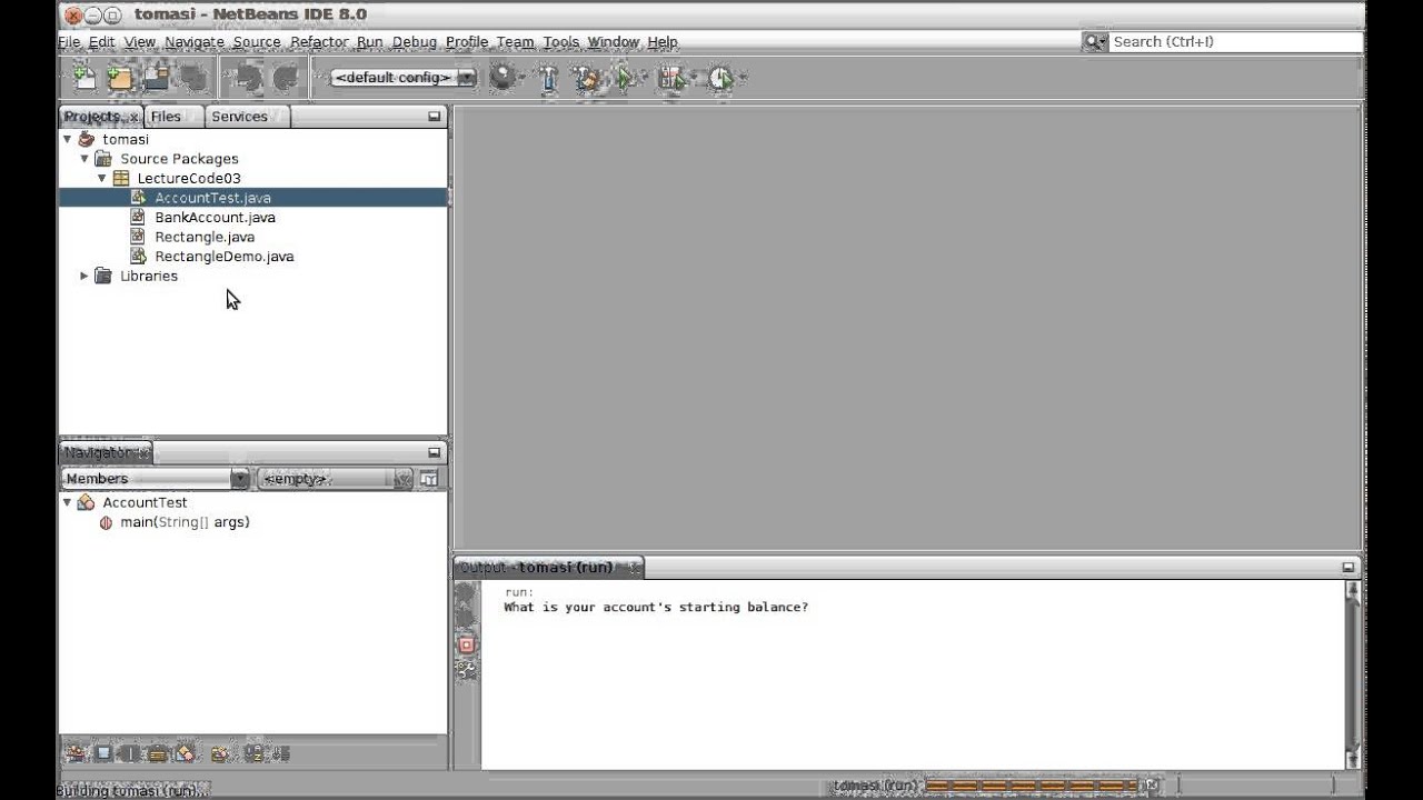 Running Java files in NetBeans - YouTube