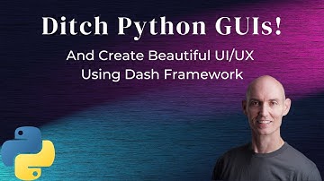 Ditch Python GUIs! Instead, create beautiful Google-like UIs for your apps with easy to use Dash