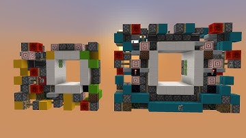 Fast and Small unseamless 3x3 & 4x4 Piston door (0.3s opening)