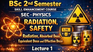 Radiation Safety Made EASY ⚡ BSc 2nd Semester | Absorbed, Equivalent & Effective Dose | Lecture 1