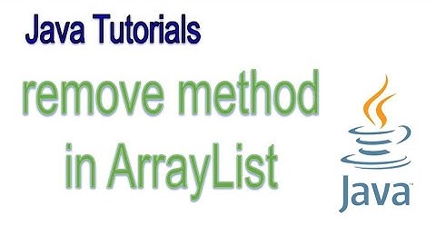 remove method in ArrayList