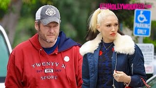 Gwen Stefani & Blake Shelton Have Lunch With The Kids At Jerry's Deli In Studio City 5.7.17