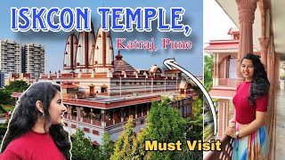 ISKCON Temple Katraj Pune Vlog | Pune’s Famous ISKCON Temple Vlog🛕| Full Temple Tour | VibeWithDisha