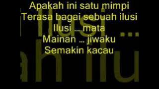 pesawat_mirage (lyrics on screen)