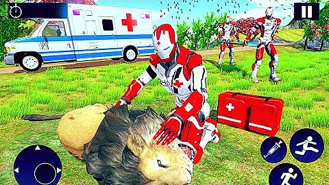 Light speed hero: Animal Rescue Robot Superhero- Best Android IOS Gameplay