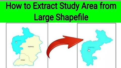 How to Extract Study Area from Larger Shapefile in ArcGIS Pro|| Export Shapefile by Selection in GIS