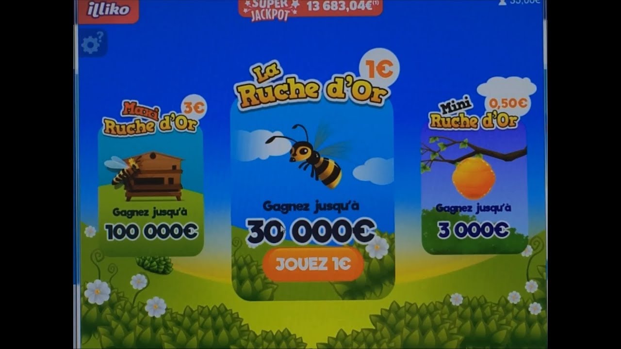 Ticket d'Or : Misez 5€ et Gagnez jusqu'à 500 000€, jeu à gratter illiko®