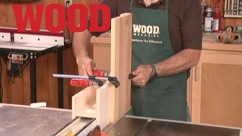 How To Make Beveled Panels on the Tablesaw - WOOD magazine