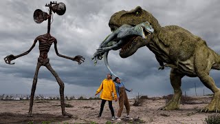 T-Rex VS Siren Head | Jurassic Park Fan-Made Film | Horror Short Film | SC Game DG2T