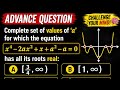 JEE Advanced Level Algebra Question – Parameter Based Polynomial🤯 | #maths #jeeadvanced #jeeproblems