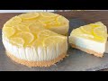 レモン・レアチーズケーキの作り方 No-Bake lemon Cheesecake