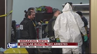 Police arrest two in Grand Island meth lab
