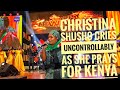 CHRISTINA SHUSHO CRIES UNCONTROLLABLY PRAYING FOR KENYA AT NAIROBI CONCERT | SHUSHA NYAVU LIVE