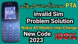 Nokia105 106 invalid imei change code New nokia mobile ta-1144 imei number change code